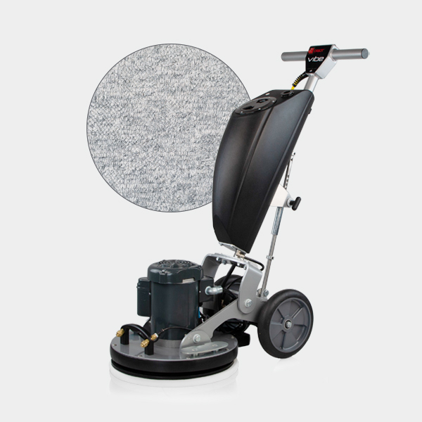 A 17" ORBOT Vibe Soft Floor Package with wheels and a disc on top of it.